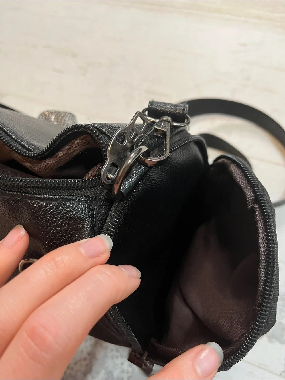 N/A multi leather faux